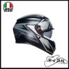 圖片 AGV K3 COMPOUND BLACK GREY 黑灰 消光 安全帽 全新款 內墨片 亞洲版 實體門市