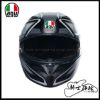 圖片 AGV K3 COMPOUND BLACK GREY 黑灰 消光 安全帽 全新款 內墨片 亞洲版 實體門市