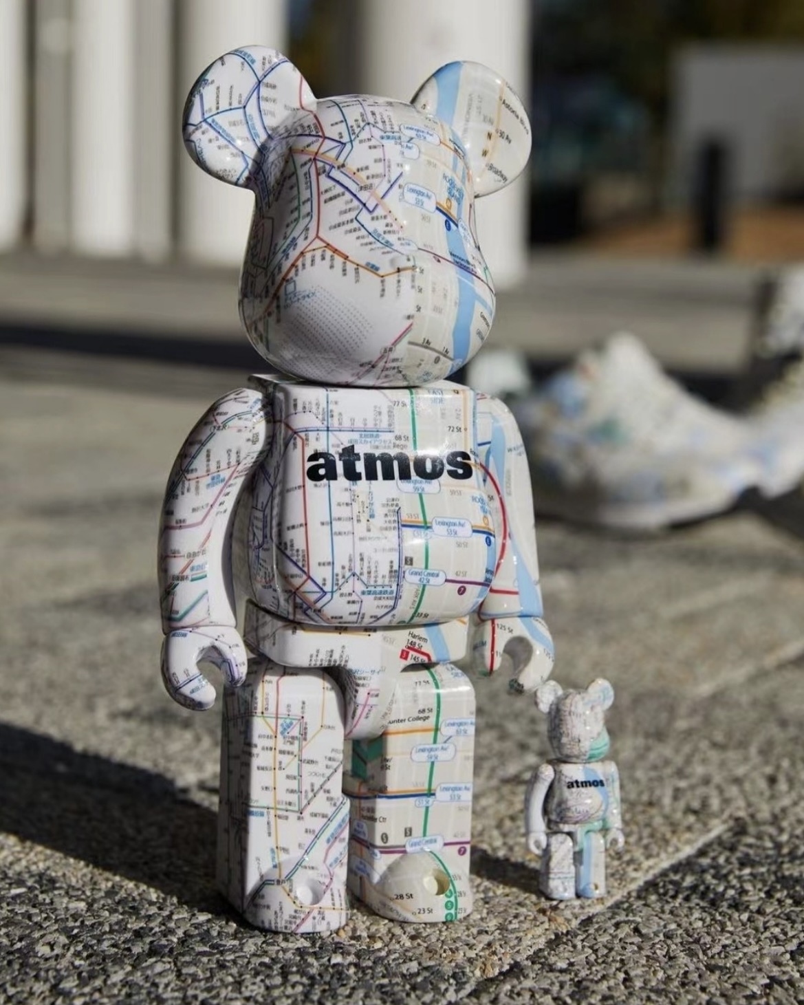 APAIR】預購BE@RBRICK x atmos SUBWAY 地鐵100%&400% 500% 庫柏力克熊