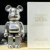  Be@rbrick 20週年紀念款 深鉻 銀色 400% 1000%