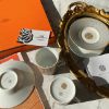 圖片 Hermès Mosaique au 24 金咖啡杯盤