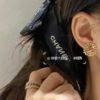 圖片 Chanel▪️愛心摩天輪  圓型耳針 