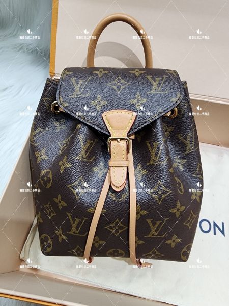 圖片 LV M45502 MONTSOURIS BB 新款老花後背包