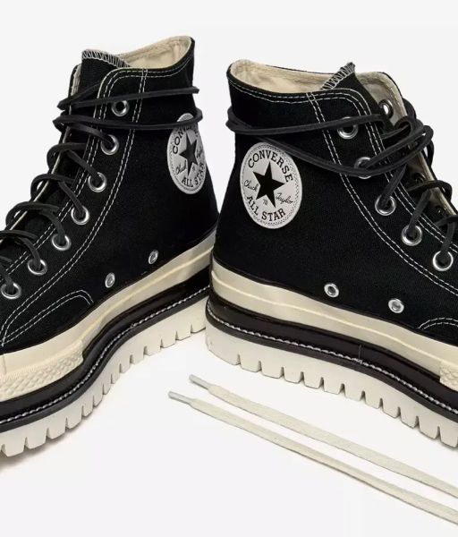 圖片 Converse Chuck 70 HI LTD / 歐洲限定增高帆布鞋 黑色