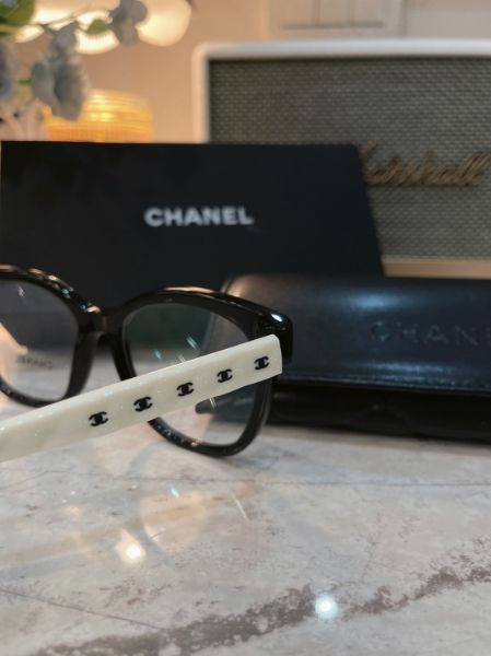 圖片 【現貨】麗睛眼鏡Chanel【可刷卡分期】香奈兒 CH3442 熊貓配色 光學眼鏡 精品眼鏡 小香眼鏡 香奈兒熱賣款