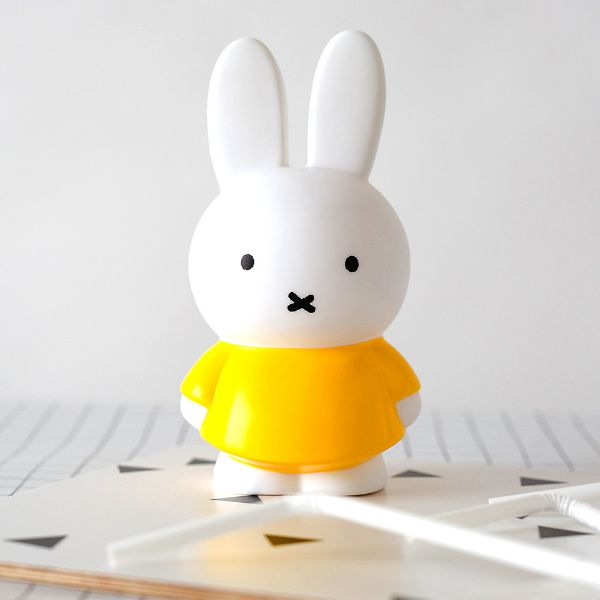 圖片 Miffy 米菲兔經典款公仔存錢筒-小號-黃色