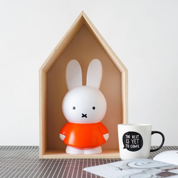 圖片 Miffy 米菲兔經典款公仔存錢筒-中號-紅色