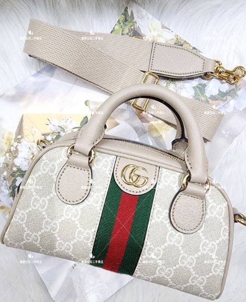 圖片 GUCCI 724606 OPHIDIA mini 保齡球兩用 斜背/手提包