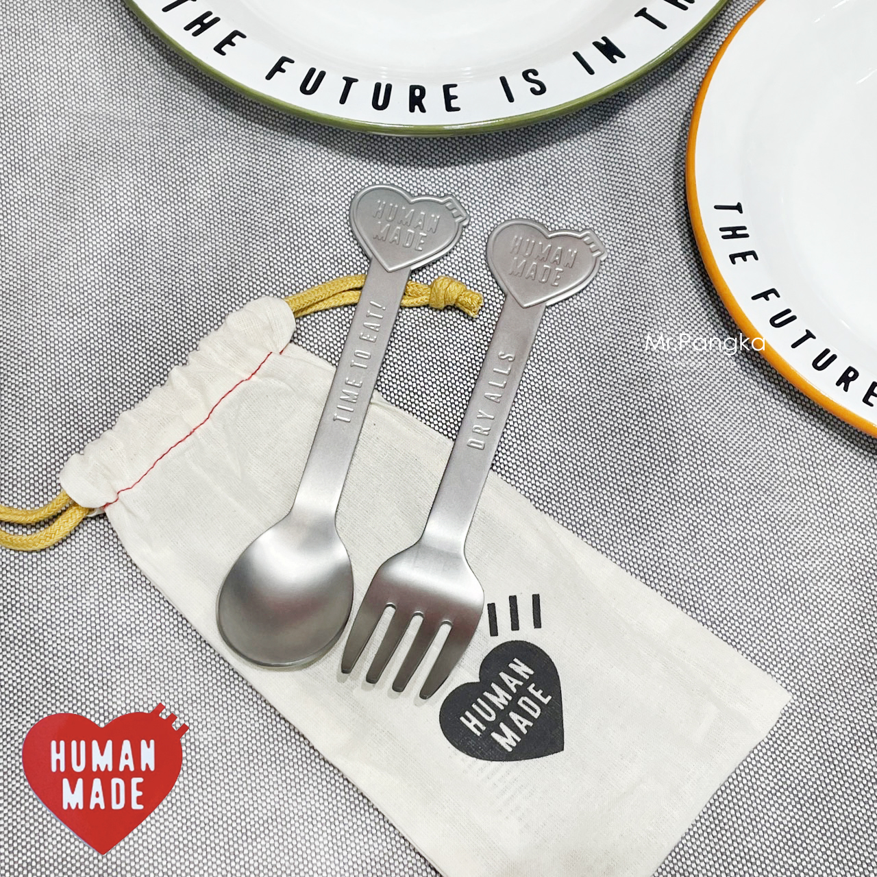 HUMAN MADE 2023SSHEART SPOON FORK SET❤️叉子湯匙餐具組-zingala商店