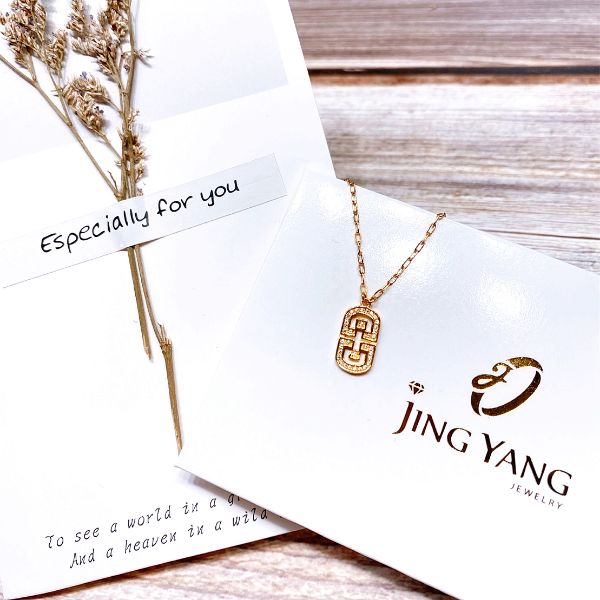 圖片 黃金女項鍊-時尚設計