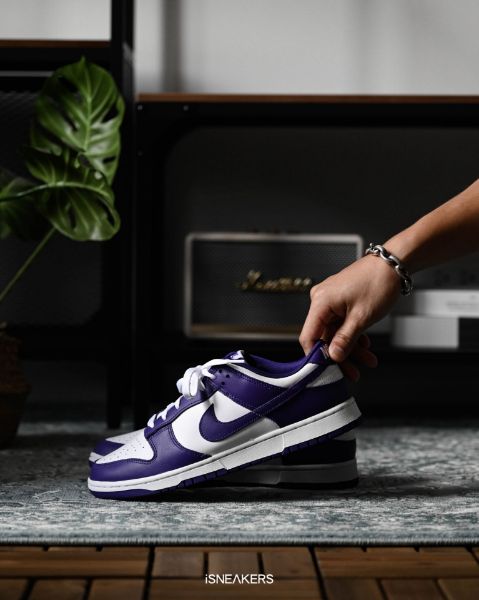 iSNEAKERS｜Nike Dunk Low Retro "Championship Purple" 白紫 DD1391-104