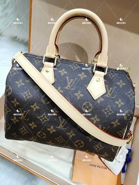 圖片 LV m41113 speedy25 老花 背帶款