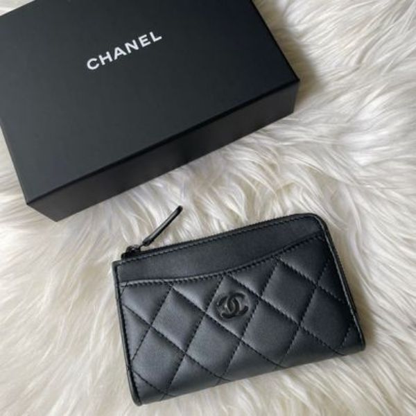 圖片 Chanel so black L拉錢包