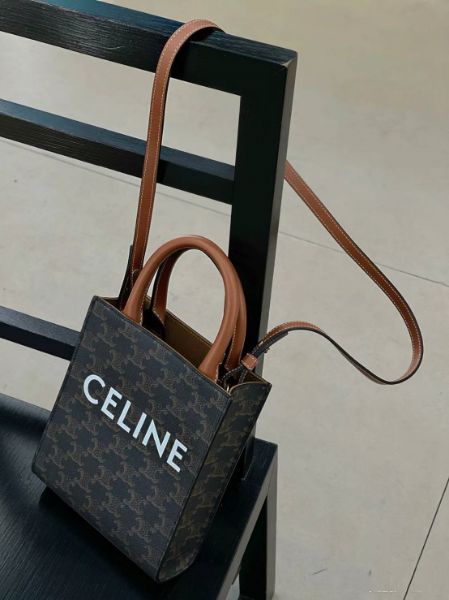 圖片 CELINE 老花mini托特包