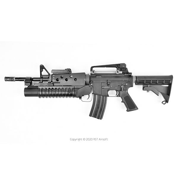 圖片 WE M4A1 疤臉 M203榴彈發射器 重裝版 瓦斯槍 GBB . 24RST-WE-M4A1M203