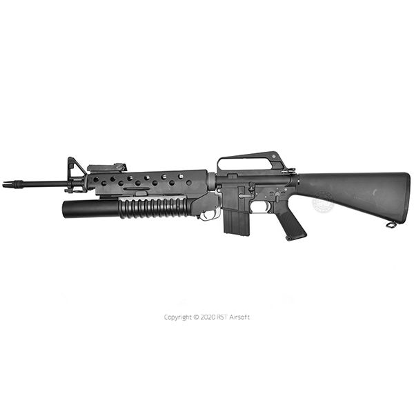 圖片 WE M16A1 VN M203 越戰版 瓦斯槍 榴彈發射器 GBB 黑鷹計畫 . 24RST-WE-M16A1M203