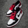 圖片 AIR JORDAN 1 LOW OG BLACK TOE  芝加哥 白黑紅 低筒休閒鞋 CZ0790-106