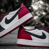 圖片 AIR JORDAN 1 LOW OG BLACK TOE  芝加哥 白黑紅 低筒休閒鞋 CZ0790-106