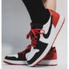 圖片 AIR JORDAN 1 LOW OG BLACK TOE  芝加哥 白黑紅 低筒休閒鞋 CZ0790-106