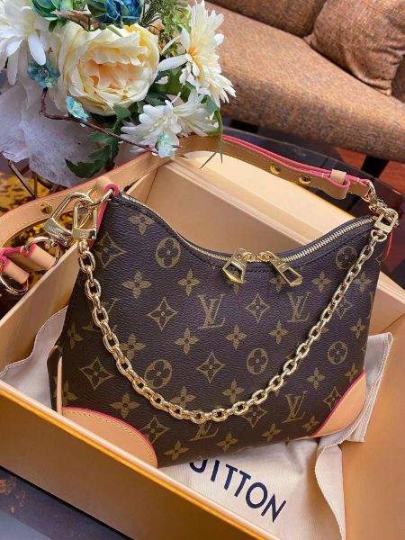 圖片 LV BOULOGNE系列經典Monogram帆布手提 斜背包