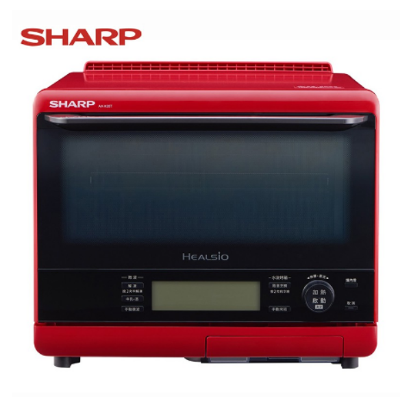 圖片 SHARP 夏普 AX-XS5T-R HEALSIO水波爐 31L 超大顯示螢幕