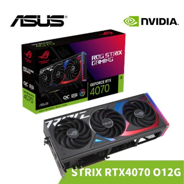 圖片 ASUS 華碩 ROG-STRIX-RTX4070-O12G-GAMING 顯示卡