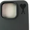 圖片 【AMI PARIS】經典愛心壓紋LOGO IPHONE 14 PRO PC硅膠 黑色 手機殼