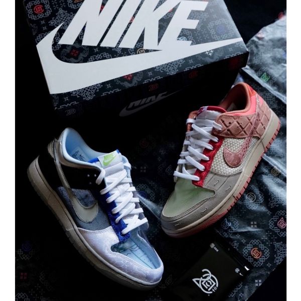 圖片 CLOT x Nike Dunk Low “What The”   鴛鴦 死亡之吻 絲綢 FN0316-999