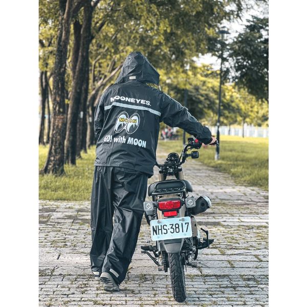 圖片 【台中硬了安全帽】GALLOP MOONEYES 騎士 兩件式雨衣 風衣 月亮 大眼睛 台灣公司貨 新品 含稅