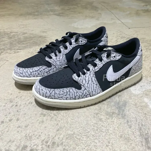 Air Jordan 1 Retro Low OG Black Cement CZ0790001