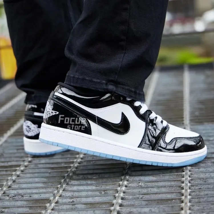 【Focus Store】部分現貨 Air Jordan 1 Low SE 'Concord' 黑白漆皮 DV1309-100