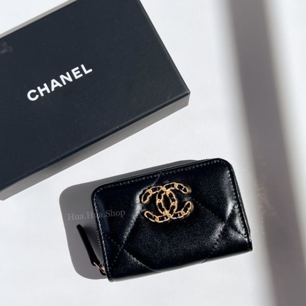 圖片 現貨 Chanel 19 ㄇ字零錢包