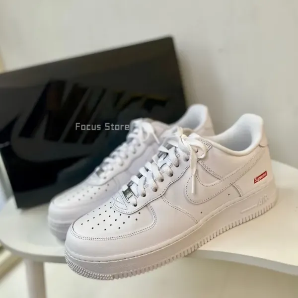 Supreme x Air Force 1 Low Box Logo White CU9225100