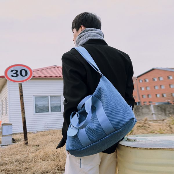 圖片 ITO 斜背包 濱海藍 CHANTERELLE DUFFLE BAG 日制環保運動包