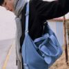 圖片 ITO 斜背包 濱海藍 CHANTERELLE DUFFLE BAG 日制環保運動包