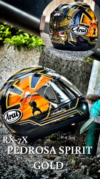 圖片 ARAI RX-7X PEDROSA 金侍 SPIRIT 小丹尼 全罩 安全帽 RX7X SNELL