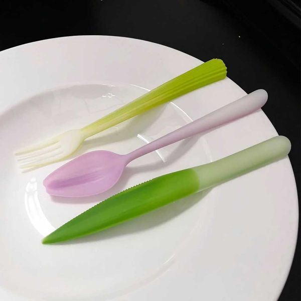 圖片 engraft cutlery set 蔬菜餐具套組 湯匙叉子刀子廚具用品