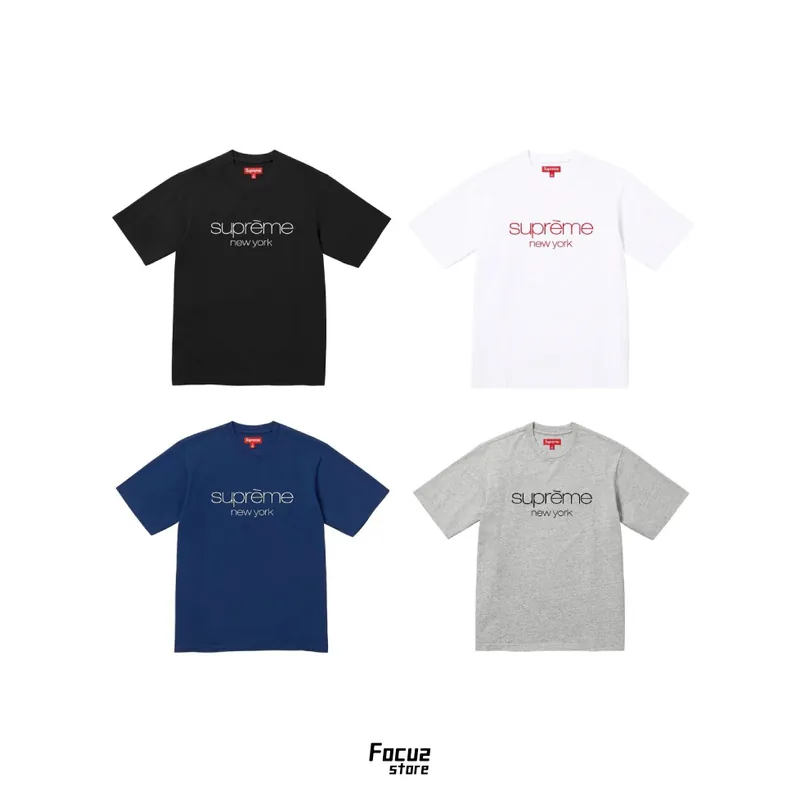 【Focus Store】現貨秒發 Supreme FW23 Week3 Classic Logo S/S Tee 經典LOGO印花短袖