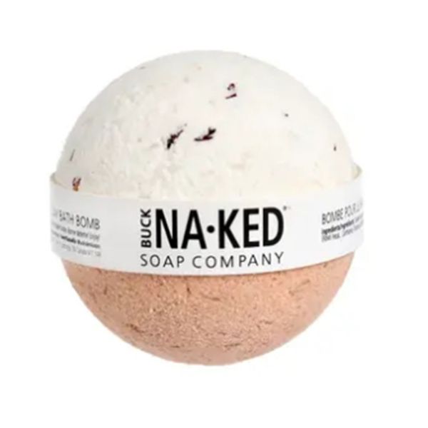 圖片 Buck Naked Soap 加拿大沐浴品牌 天然 玫瑰泡澡球-200g
