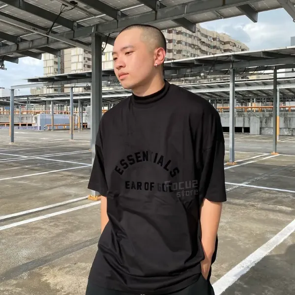 Fear of God Essentials the black collection T-shirt Jet Black