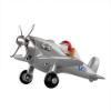 圖片  法國Baghera 精緻玩具小飛機-銀輝