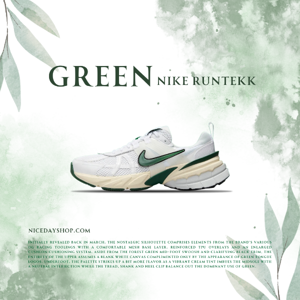 圖片 NiceDay 預購 Nike V2K Runtekk Summit White 白綠老爹鞋 小巴黎世家 3XL 千禧年 復古 慢跑 FD0736-101