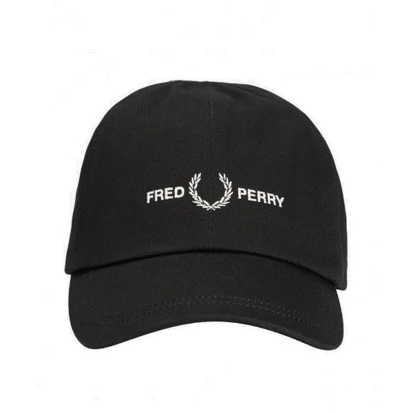 圖片 FRED PERRY logo棒球帽 黑色 HW4630 464