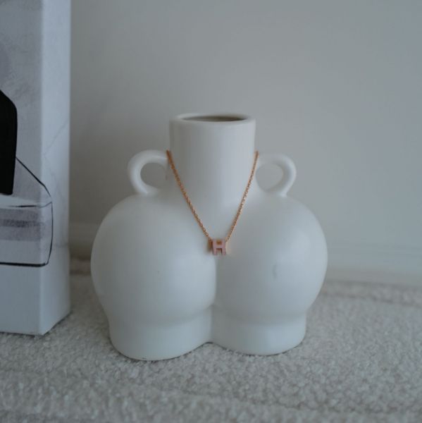 圖片 Hermes Mini pop h 粉玫瑰金項鍊