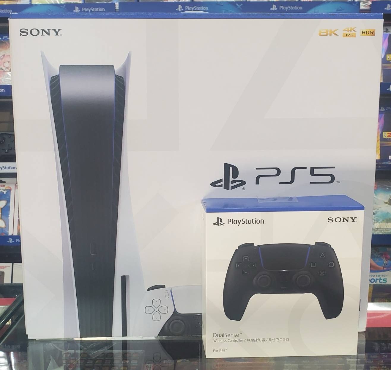 PS5 光碟版主機+另附控制器