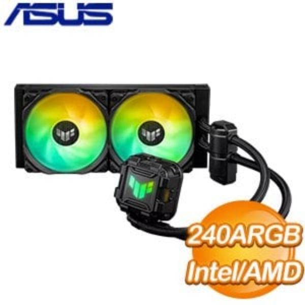 圖片 聯迅科技~自取價2790含稅 水冷-- 華碩 ASUS TUF-GAMING-LC-II-240-ARGB 全新品