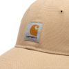 圖片 CARHARTT LOGO 棉質棒球帽 淺棕色 I031621 07EXX