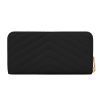 圖片 SAINT LAURENT YSL 金字LOGO黑色拉鍊長夾 358094BOW01 1000