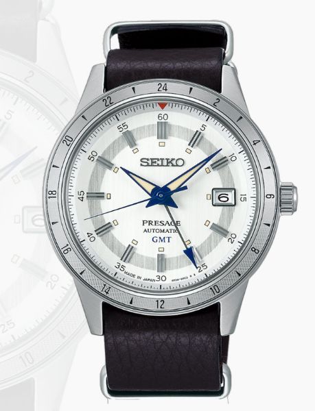 圖片 SEIKO 精工 Presage Style60’s系列 製錶110週年限量 GMT機械錶4R34-00E0J(SSK015J1)