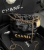 圖片 CHANEL 2023 新款 AS3980 22 mini hobo 黑 金鍊